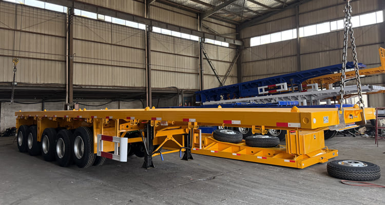 TITAN Heavy Duty Flat Deck Semi Trailers will be Shipped to Ghana