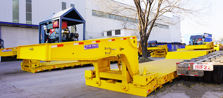 What is a Removable Gooseneck Trailer for Sale? | Tri Axle 80 Ton Removable Gooseneck Trailer