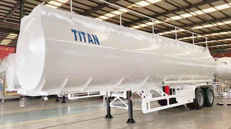 2 Axle 50000 Liters  Fuel Tanker Truck Trailer for Sale In Senegal