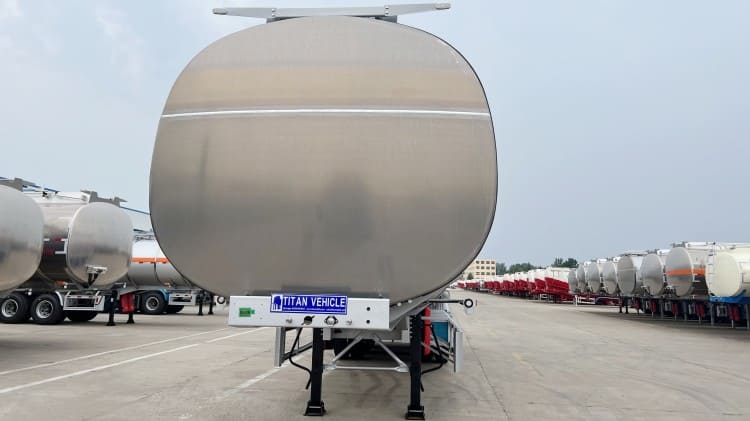 3 Axle 45000L Stainless Steel Fuel Tanker Trailer Prices for Sale In Kenya