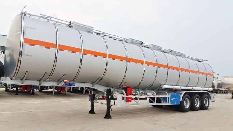 3 Axle 45000L Stainless Steel Fuel Tanker Trailer Prices for Sale In Kenya