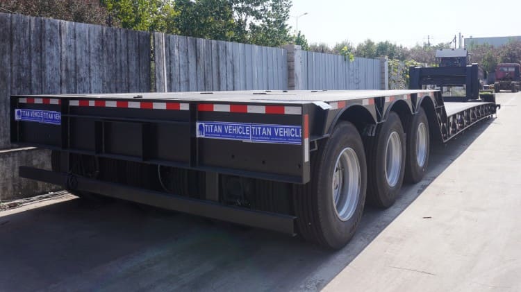 Heavy Duty Removable Lowboy Gooseneck Trailer for Sale in Ghana