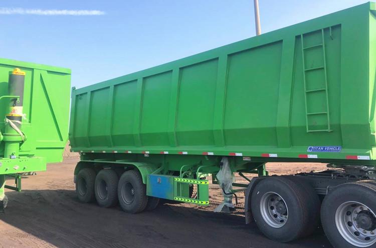 3 Axle 100 Ton Tipper Semi Trailer for Sale