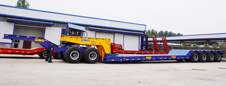 150 Ton Gooseneck Detachable Lowboy Trailer for Sale in Guyana