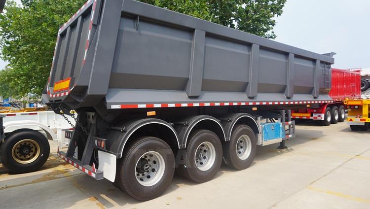 Tri Axle Hydraulic U Shape Tipper | Dump Semi Trailer