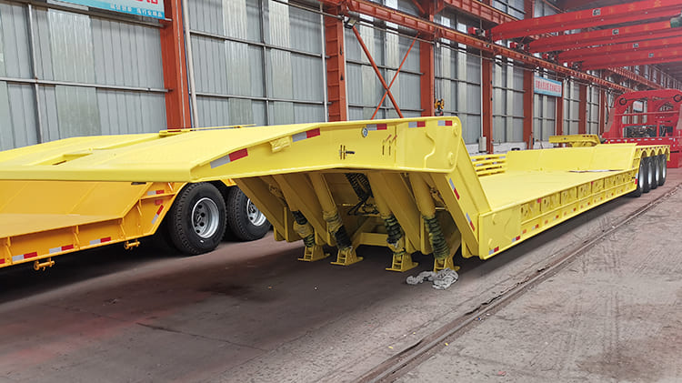 120 Ton Folding Neck Lowboy Trailers for Sale | Folding Neck Trailer