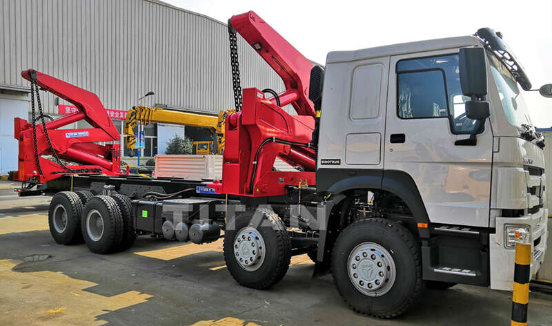 20ft Container Side Lifter Container Self Loading Truck Trailer for Sale