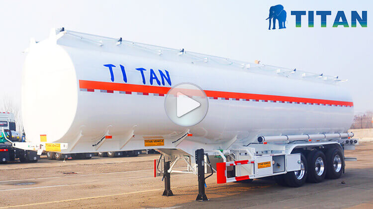 3 Axle 42000 L Gasoline Tanker Trailers for Sale Price