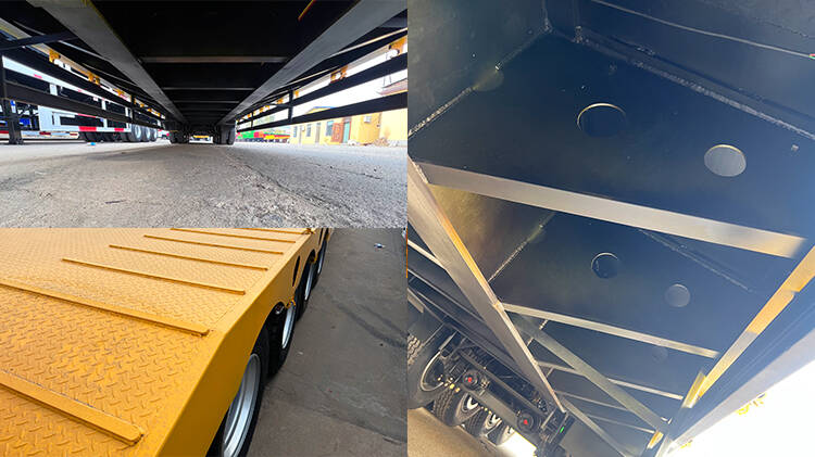 4 Axle 80ton Low Bed Truck for Sale Manufacture Price