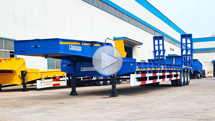 3 Axle Drop Deck Semi Trailer for Sale Price in Tanzania