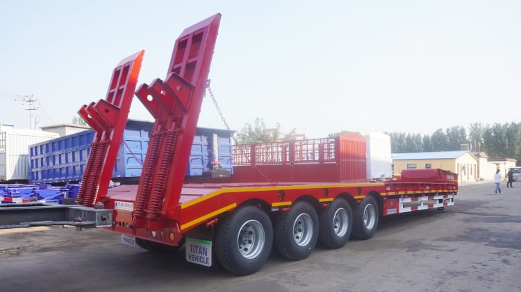 4 Axle 100 Ton Lowbed Trailer for Sale in Nigeria
