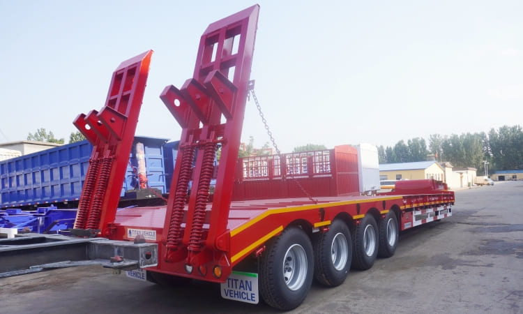 4 Axle 100 Ton Lowbed Trailer for Sale in Nigeria
