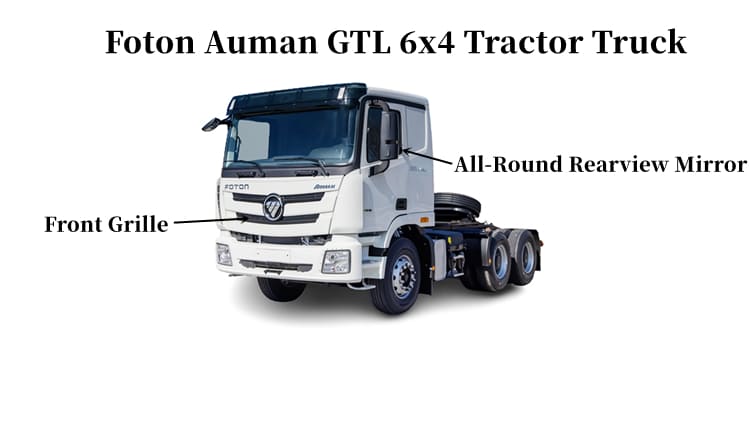 China Foton Auman GTL 6x4 Tractor Truck for Sale