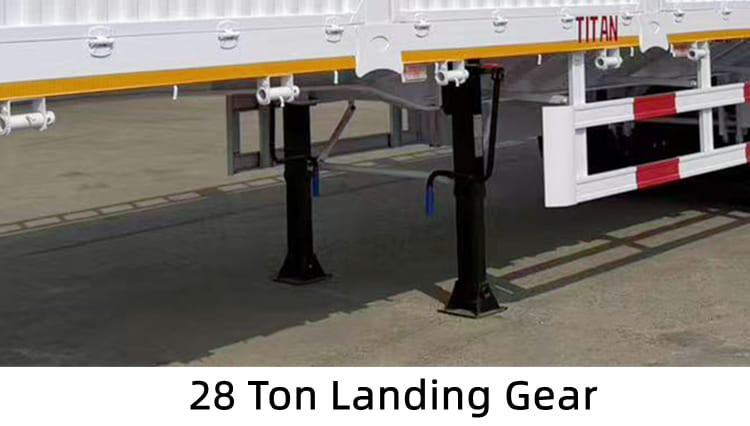 3 Axle 60 Ton Fence Semi Trailer for Sale in Tanzania