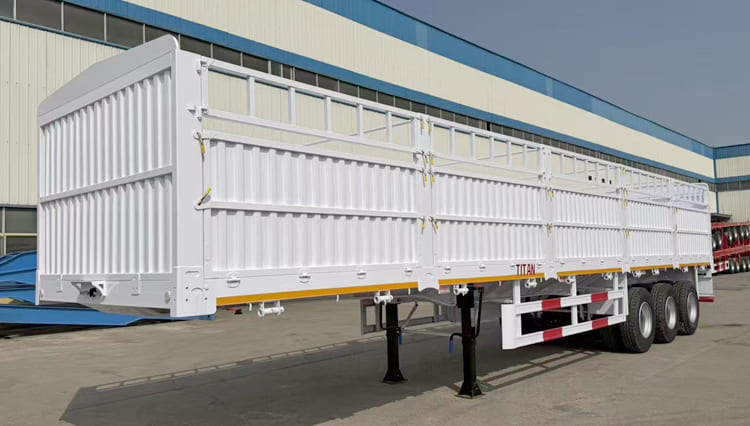 3 Axle 60 Ton Fence Semi Trailer for Sale in Tanzania