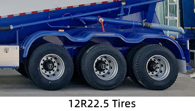 3 Axle Bulk Cement Tanker Trailer for Sale in Tanzania