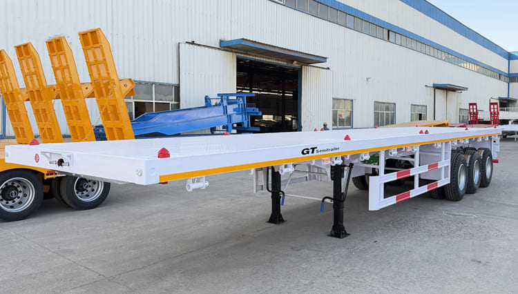 GTS Trailers Tri Axle Flatbed Trailer for Sale in Nigeria Africa