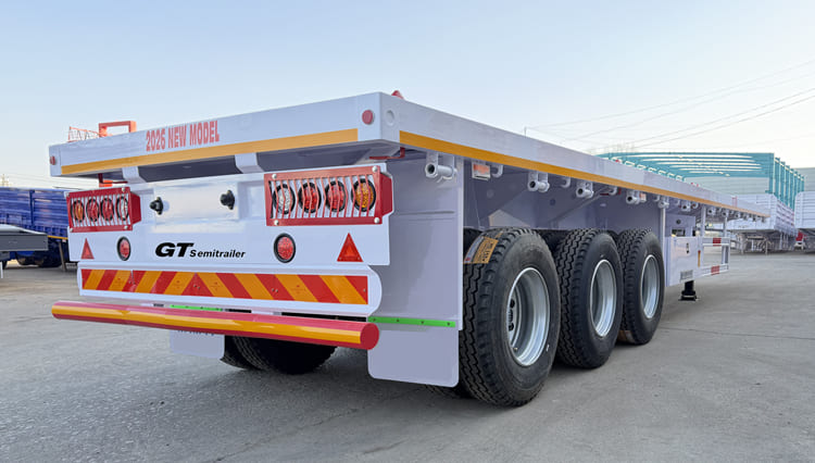 GTS Trailers Tri Axle Flatbed Trailer for Sale in Nigeria Africa