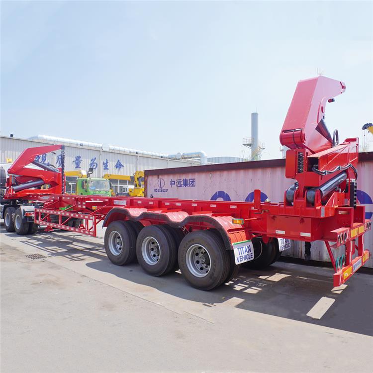 20ft 40ft Container Side Loader Truck Trailer