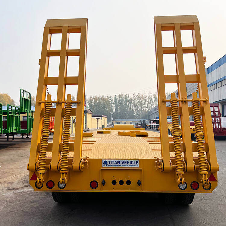 4 Axle 80ton Low Bed Truck