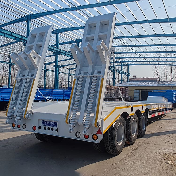 80 Ton 3 Axle Low Bed Trailer