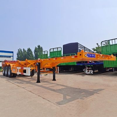 3 Axles 40ft Skeleton Container Semi Trailer