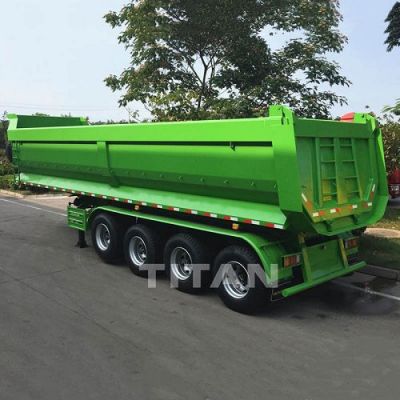 4 Axle 80 Ton Heavy Duty Dump Tipper Trailer