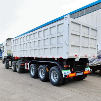 Tri Axle 35CBM Semi Tipper Trailer