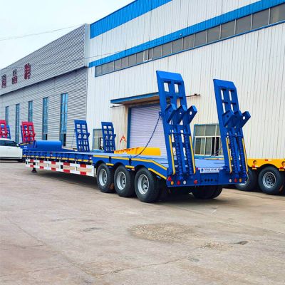 3 Axle Drop Deck Semi Trailer